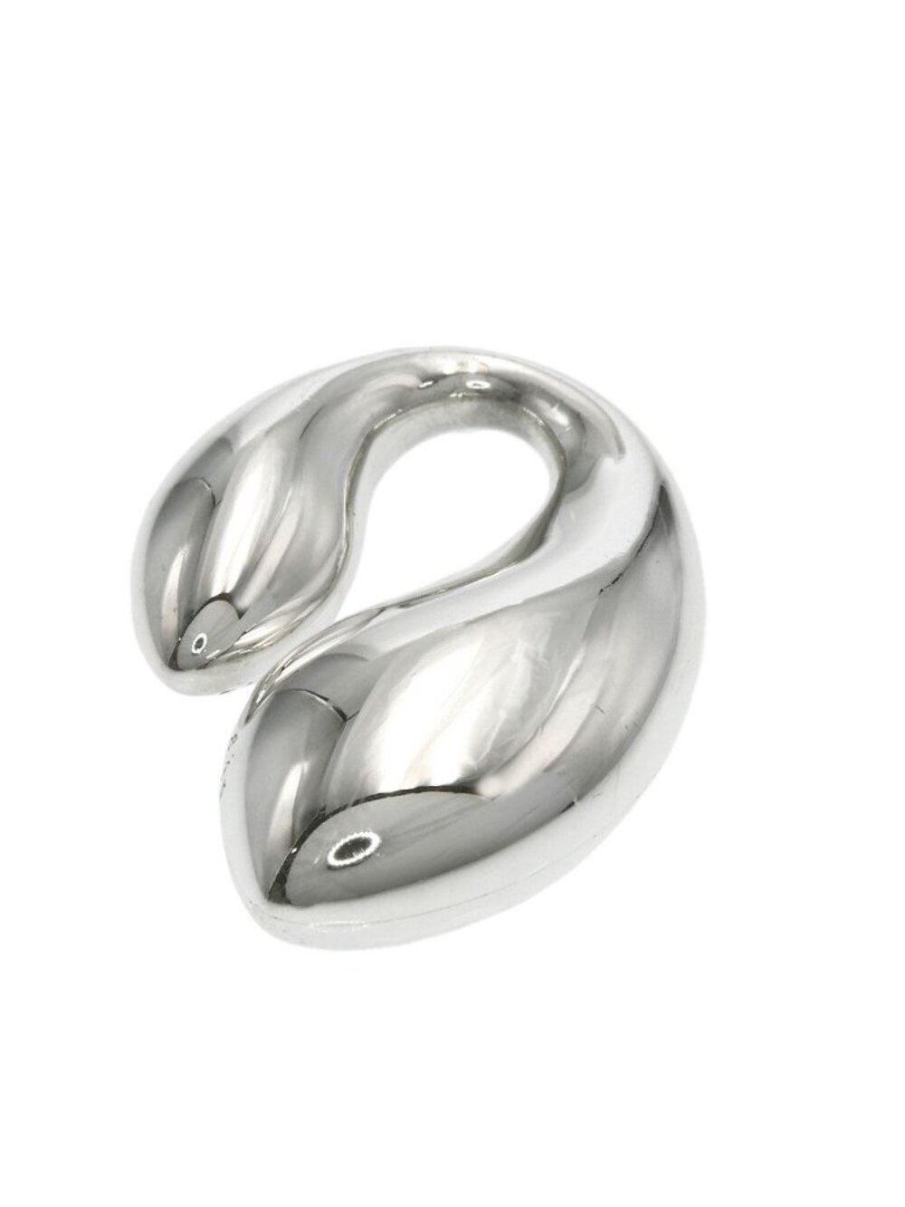 Tiffany & Co Double Teardrop Pendant Silver